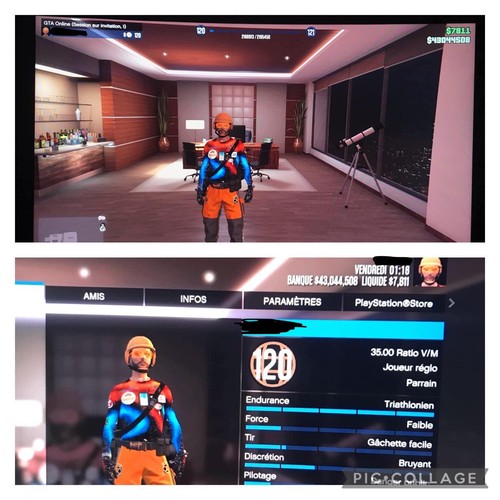 Compte gta sur ps4 ps5 - v,